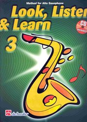 LOOK, LISTEN &amp; LEARN 3 + CD / škola hry na altový saxofon