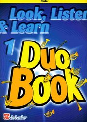 LOOK, LISTEN &amp; LEARN 1 - Duo Book for Flute / příčná flétna