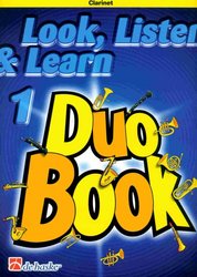 LOOK, LISTEN &amp; LEARN 1 - Duo Book for Clarinet / klarinet