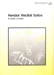 Kendor Recital Solos for Flute - piano accompaniment / klavírní doprovod