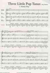 THREE LITTLE POP TUNES / kvartet zobcových fléten (SATB)