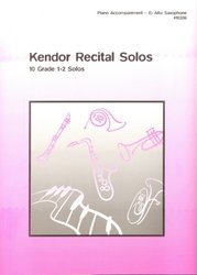 Kendor Music, Inc. Kendor Recital Solos for Alto Saxophone - klavírní doprovod