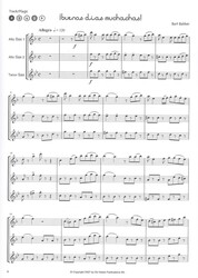 More Fun for Saxofones + CD   saxophone trios (AAT) / tria pro saxofony