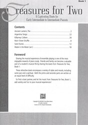 Treasures for Two 1 by Martha Mier / klavírní dueta