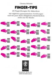 Verlag Trossingen FINGER TIPS by Christa Behnke - 25 exercises and studies for accordion
