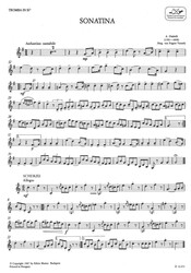 DIABELLI: SONATINA per tromba e pianoforte / trumpeta a klavír
