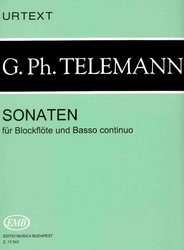 EDITIO MUSICA BUDAPEST Music P SONATEN fur Blockflote und Basso continuo by G.Ph.Telemann