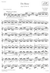 Schubert, Franz: Die Biene (The Bee / Včela), Op.13, No.9 / housle a klavír