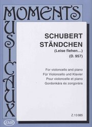 EDITIO MUSICA BUDAPEST Music P SCHUBERT Franz - STÄNDCHEN D.957 (Zastaveníčko) / violoncello + piano