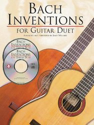 Bach Inventions for Guitar Duet + 2x CD / kytara + tabulatura