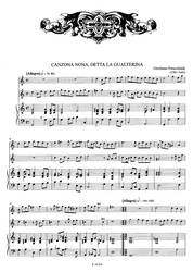 17th-century Italian Chamber Music / dva melodické C nástroje a basso continuo