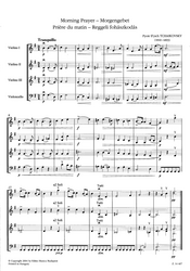 TCHAIKOVSKY - 13 easy pieces for string orchestra