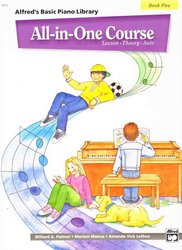 Alfred&apos;s Basic PIANO All-in-One Course 5 - klavírní lekce * hudební teorie * přednesové skladbičky