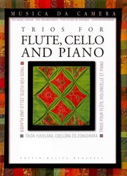 TRIOS FOR FLUTE, CELLO &amp; PIANO / partitura + party