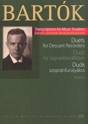 BARTÓK: Duets for descant recorders / dueta pro zobcové flétny