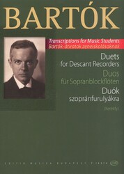 EDITIO MUSICA BUDAPEST Music P BARTÓK: Duets for descant recorders / 9 duet pro zobcové flétny