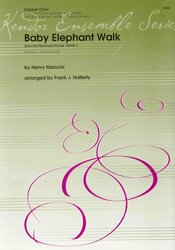 Baby Elephant Walk  -  clarinet choir (Eb, 3x Bb, Eb, Bb bass, Bb Contrabass) / partitura