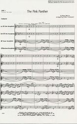 THE PINK PANTHER - sax quartet (AATB) - grade 4