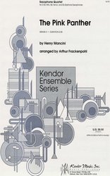 Kendor Music, Inc. THE PINK PANTHER -  sax quartet (AATB) - grade 4