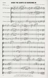 WHEN THE SAINTS GO MARCHING IN  sax quartet