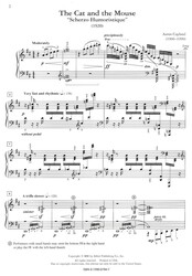 THE CAT AND THE MOUSE by Aaron Copland / sólo klavír