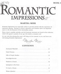 ROMANTIC IMPRESSIONS book 3 / sólo klavír