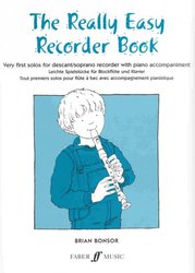 FABER MUSIC THE REALLY EASY RECORDER BOOK  - zobcová flétna a klavír