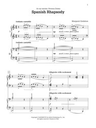 SPANISH RHAPSODY - originální skladba pro středně pokročilé klavíristy / 2 klavíry 4 ruce