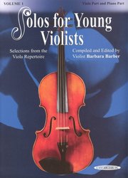 ALFRED PUBLISHING CO.,INC. SOLOS FOR YOUNG VIOLISTS 1  / viola + klavír