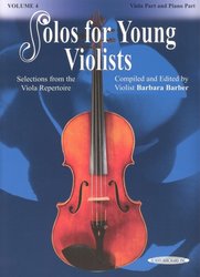 ALFRED PUBLISHING CO.,INC. SOLOS FOR YOUNG VIOLISTS 4  / viola + klavír