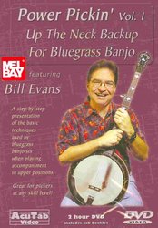 MEL BAY PUBLICATIONS Power Pickin' vol. 1 - Up the Neck Backup for Bluegrass Banjo - DVD