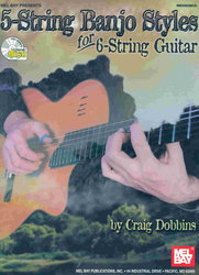 5-STRING BANJO STYLES FOR 6-STRING GUITAR + CD / kytara + tabulatura