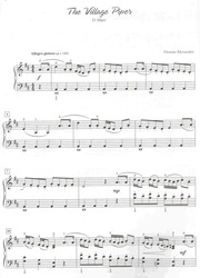 24 Character Preludes by Dennis Alexander + CD / sólo klavír