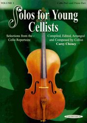 ALFRED PUBLISHING CO.,INC. SOLOS FOR YOUNG CELLISTS 1 /  violoncello + klavír