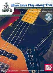 MEL BAY PUBLICATIONS BLUES BASS PLAY-ALONG TRAX + CD / basová kytara + tabulatura