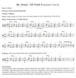 BLUES DRUMS PLAY-ALONG TRAX + Audio Online