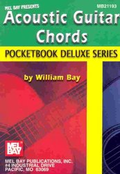 MEL BAY PUBLICATIONS ACOUSTIC GUITAR CHORDS  -  POCKETBOOK DELUXE