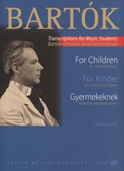 BARTÓK: For Children (Pro děti) / housle a klavír