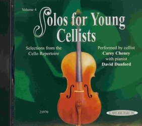SOLOS FOR YOUNG CELLISTS 4 - CD s klavírním doprovodem