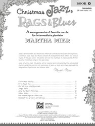 Christmas Jazz, Rags &amp; Blues 2 / vánoční písničky pro snadný klavír