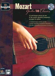 BASIX - MOZART FOR GUITAR + Audio Online / kytara + tabulatura