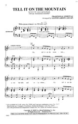 Tell It on the Mountain / SATB*