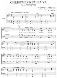 CHRISTMAS KUM BA YA / SATB* + piano