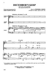 December's Keep / SATB*