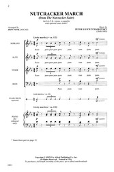 Nutcracker March (from Nutckracker Suite) / SATB* a cappella