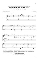 INSTRUMENT OF PEACE / SATB*