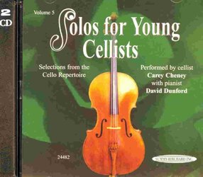 SOLOS FOR YOUNG CELLISTS 5 - CD s klavírním doprovodem