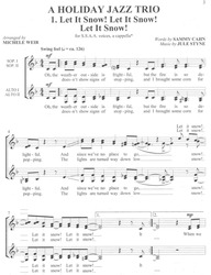 A HOLIDAY JAZZ TRIO / SSAA* a cappella