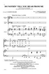 DO NOTHIN´ TILL YOU HEAR FROM ME / SATB*