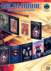 ALFRED PUBLISHING CO.,INC. GREAT MOVIE INSTRUMENTAL SOLOS + CD   trombon (pozoun)
